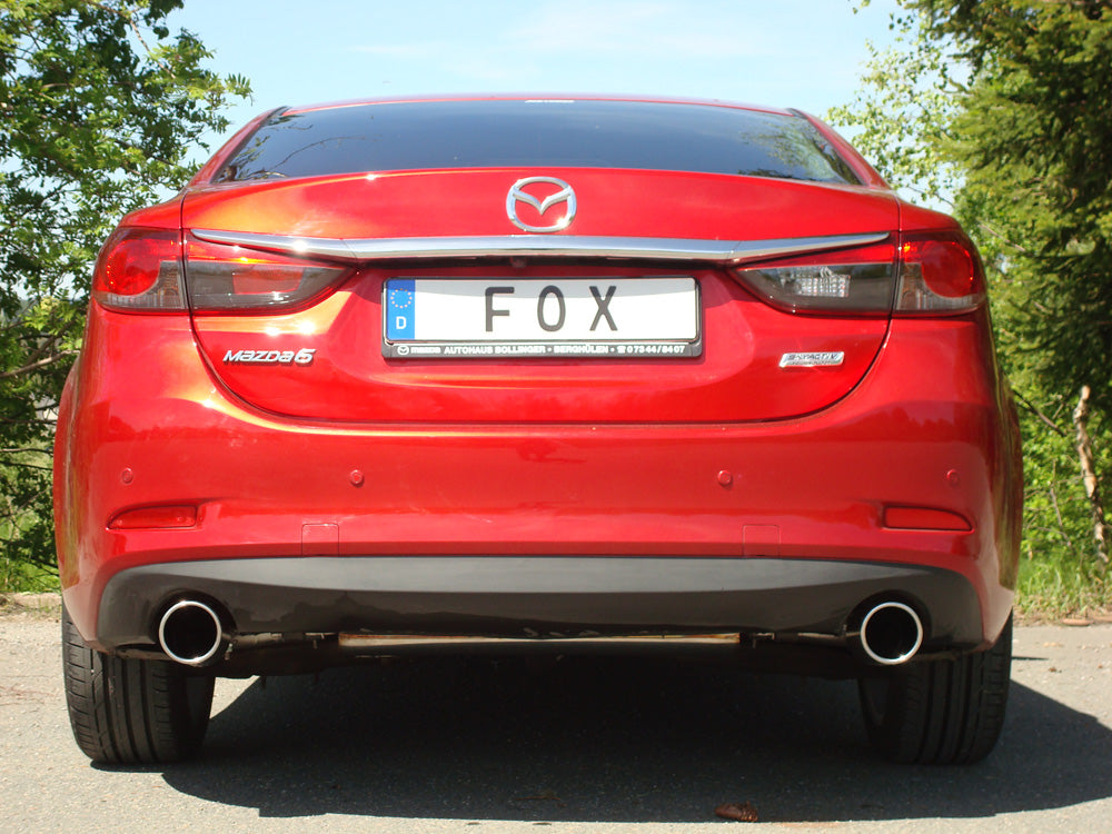 Mazda 6 - GJ Limousine Endschalldämpfer quer Ausgang rechts/links - 1x100 Typ 16 rechts/links
