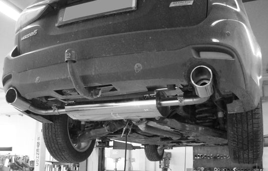 Mazda 6 - GJ Kombi Endschalldämpfer quer Ausgang rechts/links - 1x100 Typ 16 rechts/links