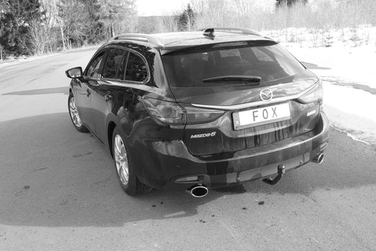 Mazda 6 - GJ Kombi Endschalldämpfer quer Ausgang rechts/links - 115x85 Typ 38 rechts/links