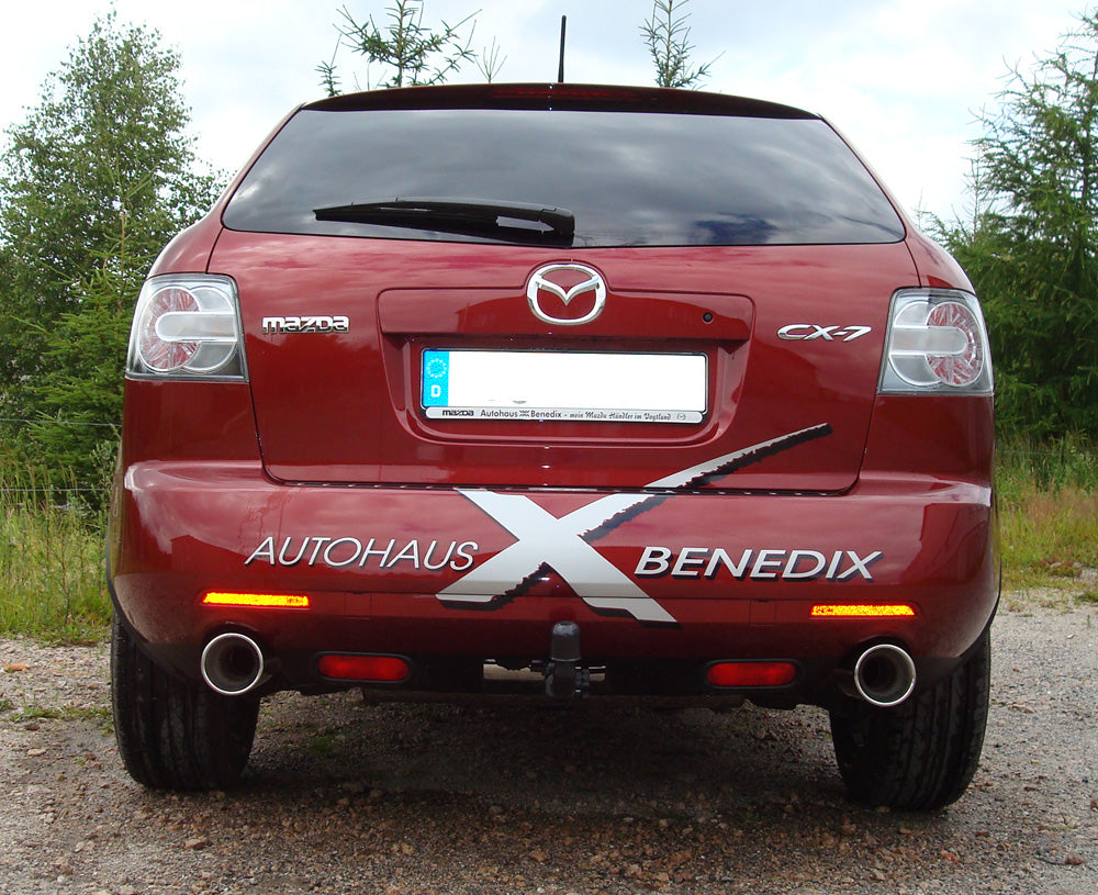 Mazda CX7 Endschalldämpfer quer Ausgang rechts/links - 1x114 Typ 13 rechts/links