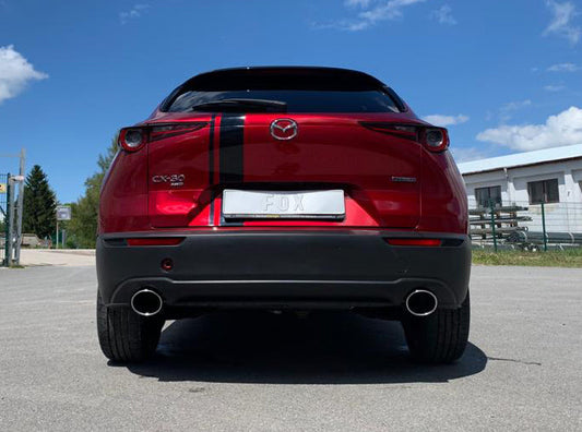 Mazda CX30 X180 AT AWD Endschalldämpfer quer rechts/links - 129x106 Typ 32 rechts/links