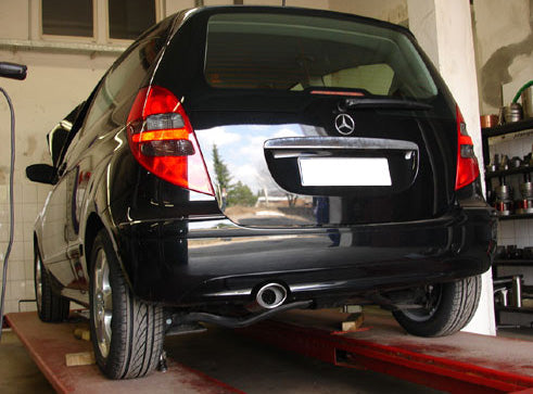 Mercedes A-Klasse W169 Endschalldämpfer - 115x85 Typ 33