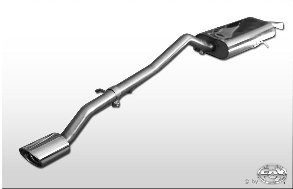Mercedes A-Klasse W169 Endschalldämpfer - 115x85 Typ 33