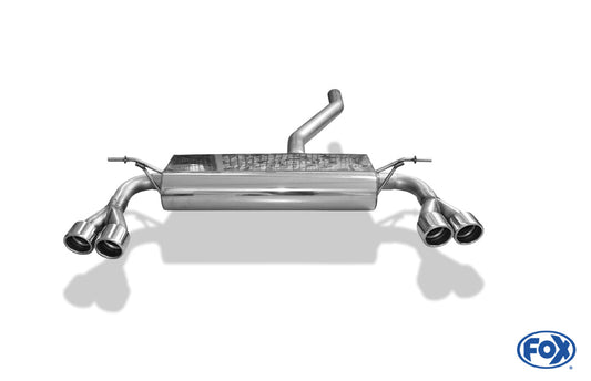 Mercedes A-Klasse W176 - Brabus Stoßstange Endschalldämpfer quer Ausgang rechts/links - 2x76 Typ 16 rechts/links