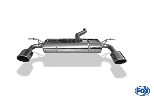 Mercedes A-Klasse W176 - AMG Paket Endschalldämpfer quer Ausgang rechts/links - 115x85 Typ 32 rechts/links