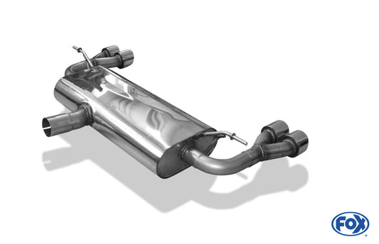 Mercedes A-Klasse W176 4-matic - Brabus Stoßstange Endschalldämpfer quer Ausgang rechts/links - 2x76 Typ 16 rechts/links