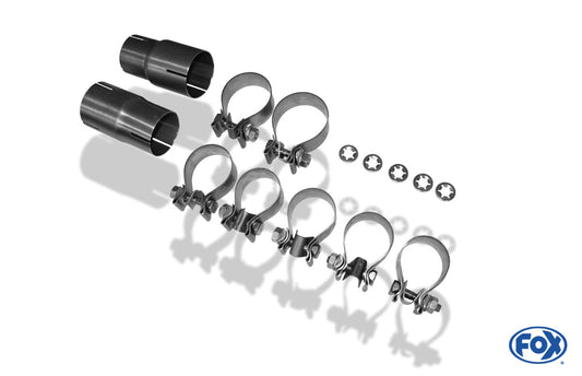 Mercedes CLA - 117 4-matic Endschalldämpfer quer Ausgang rechts/links - 2x80 Typ 12 rechts/links