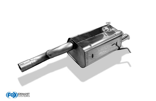 FOX Mercedes C-Klasse W203/ S203 Endschalldämpfer - 2x63 Typ 28