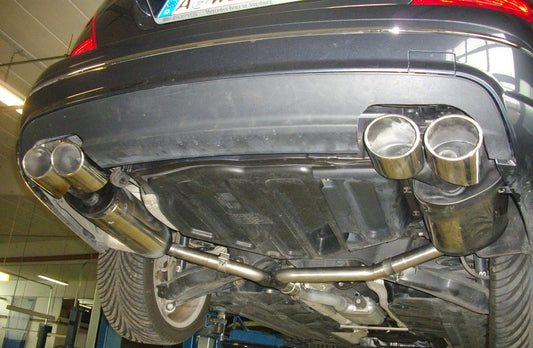 Mercedes C-Klasse 4 Zylinder - W204/S204 Endschalldämpfer rechts/links mit Y-Verbindungsstück - 2x115x85 Typ 32 rechts/links