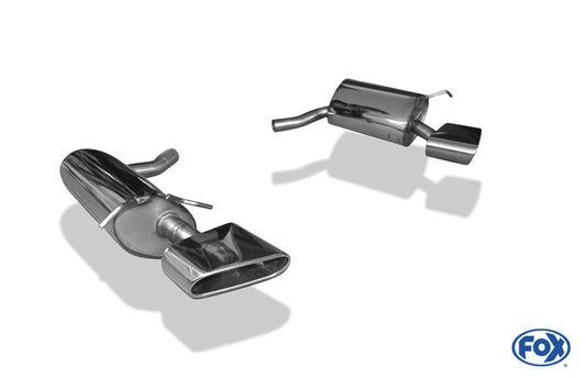 Mercedes C-Klasse 6 Zylinder - W204/S204 AMG-Paket + Einsatz Endschalldämpfer rechts/links - 220x85 Typ 49 rechts/links