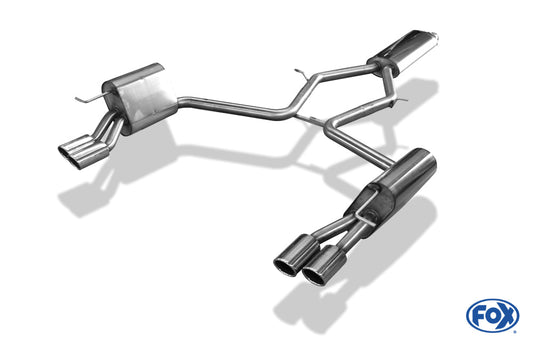 Mercedes E-Klasse W211 Limousine Endschalldämpfer rechts/links - 2x76 Typ 13 rechts/links