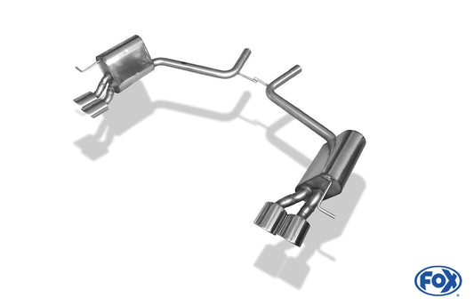 Mercedes E-Klasse W211 Limousine Endschalldämpfer rechts/links - 2x106x71 Typ 32 rechts/links