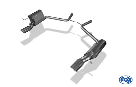 Mercedes E-Klasse S211 Kombi Endschalldämpfer rechts/links - 115x85 Typ 32 rechts/links