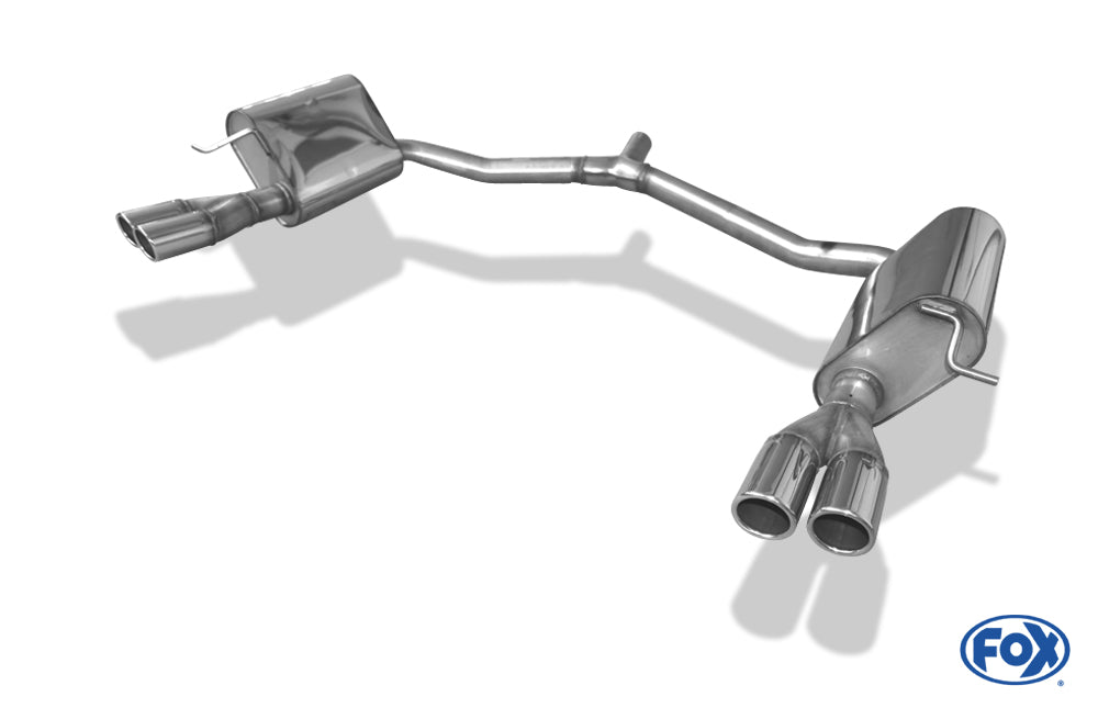 Mercedes E-Klasse W212- 4 Zylinder Endschalldämpfer rechts/links - 2x70 Typ 16 rechts/links