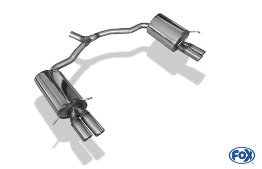 Mercedes E-Klasse Cabrio A207 4 Zylinder Endschalldämpfer rechts/links - 2x70 Typ 16 rechts/links