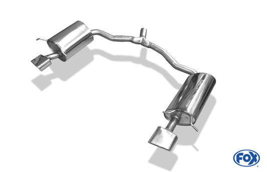 Mercedes E-Klasse Cabrio A207 4 Zylinder Endschalldämpfer rechts/links -145x65 Typ 59 rechts/links