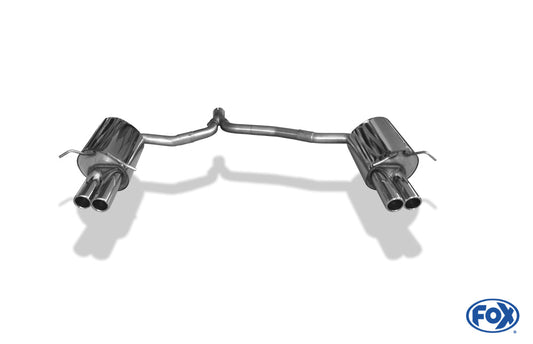 Mercedes E-Klasse Coupe C207 - 4 Zylinder Endschalldämpfer rechts/links - 2x70 Typ 16 rechts/links