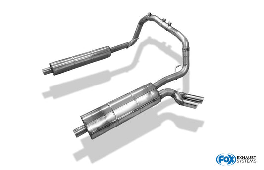 FOX Mercedes G-Klasse G500 - 453 Auspuffanlage ab Kat - 2x70 Typ 14