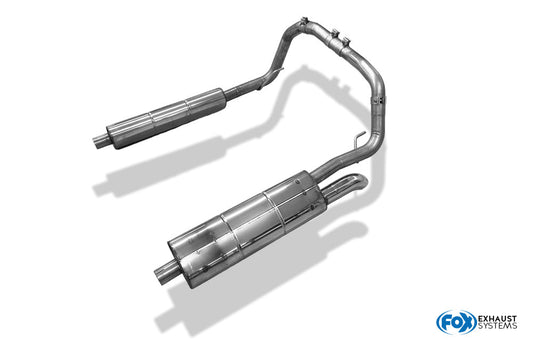 FOX Mercedes G-Klasse G500 - 453 Auspuffanlage ab Kat - 1x70 Typ 26