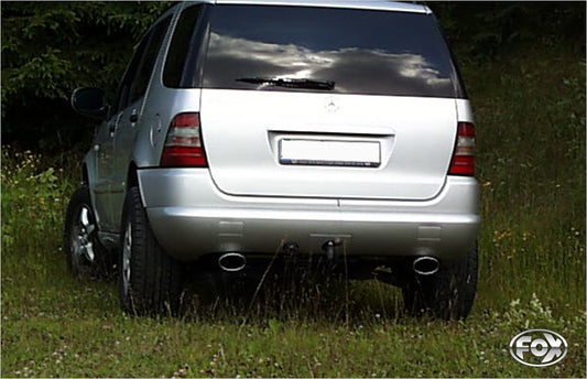 Mercedes M-Klasse Typ W163 - 2,7l CDI Endschalldämpfer Ausgang rechts/links (Eingang einflutig) - 115x85 Typ 32 rechts/links