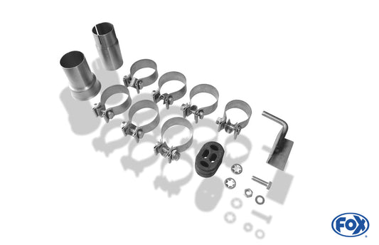 Mercedes M-Klasse W163 Endrohrsystem rechts/links für original Endschalldämpfer - 115x85 Typ 36 rechts/links
