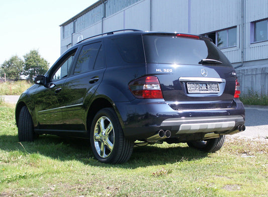 Mercedes M-Klasse Typ W164 Endschalldämpfer rechts/links - 2x76 Typ 10 rechts/links