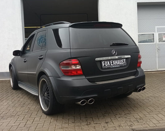 FOX Mercedes M-Klasse Typ W164 Endschalldämpfer rechts/links - 2x115x85 Typ 44 rechts/links