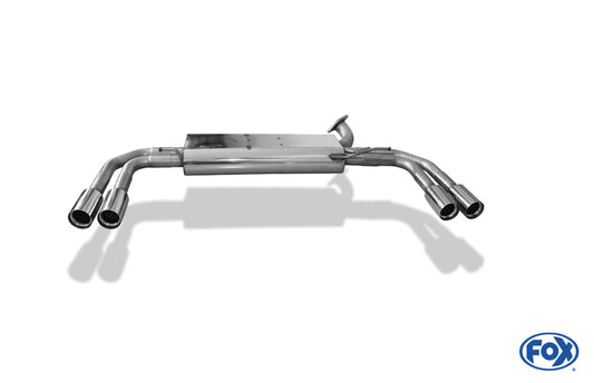 Mercedes Vito/ Viano - W639 (nicht Compact) Endschalldämpfer quer Ausgang rechts/links - 2x76 Typ 11 rechts/links