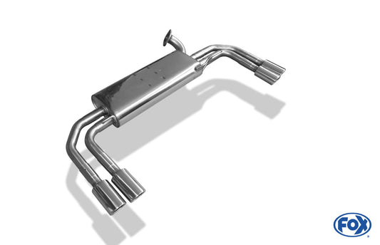 Mercedes Vito/ Viano - W639 (nicht Compact) Endschalldämpfer quer Ausgang rechts/links - 2x88x74 Typ 32 rechts/links