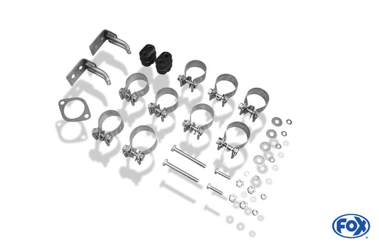 Mercedes V-Klasse W447 Endschalldämpfer quer Ausgang rechts/links - 2x80 Typ 13 rechts/links