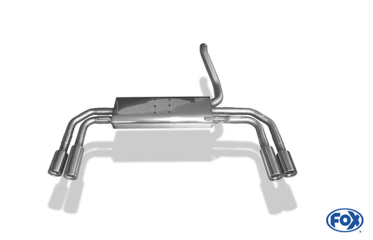 Mercedes Vito/ Viano - W639 (nicht Compact) Endschalldämpfer quer Ausgang rechts/links - 2x80 Typ 13 rechts/links