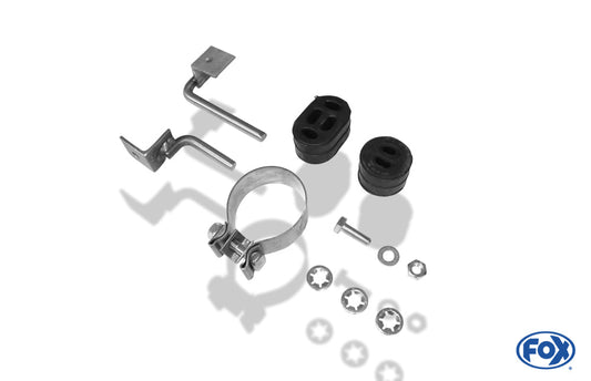 Mercedes CLK Typ 209 Endschalldämpfer einseitig Ø70mm - 2x80 Typ 17