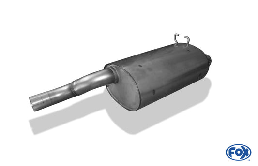 Mercedes SL Typ R129 Endschalldämpfer Ø70mm - 135x80 Typ 53 - Nur für Modelle mit serienmäßiger Steckverbindung! (kein Flansch!)