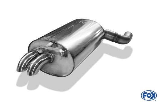 Mercedes SL Typ R129 Endschalldämpfer Ø70mm - 2x55 Typ 28 - Nur für Modelle mit serienmäßiger Steckverbindung! (kein Flansch!)