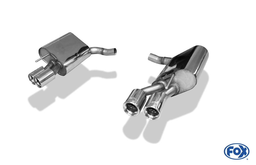 Mercedes SL Typ 230 Facelift Endschalldämpfer rechts/links kurze Variante - 2x80 Typ 13 rechts/links