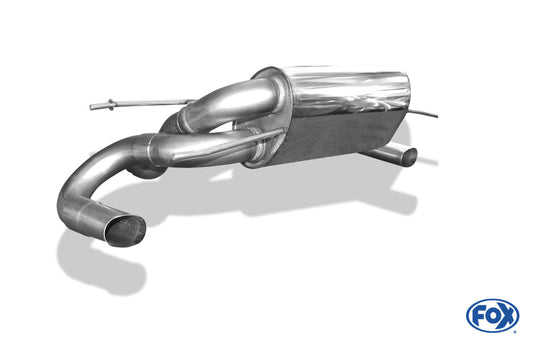 Mercedes SLS - C197 Endschalldämpfer quer Ausgang rechts/links Ø70mm - Endrohre nicht sichtbar