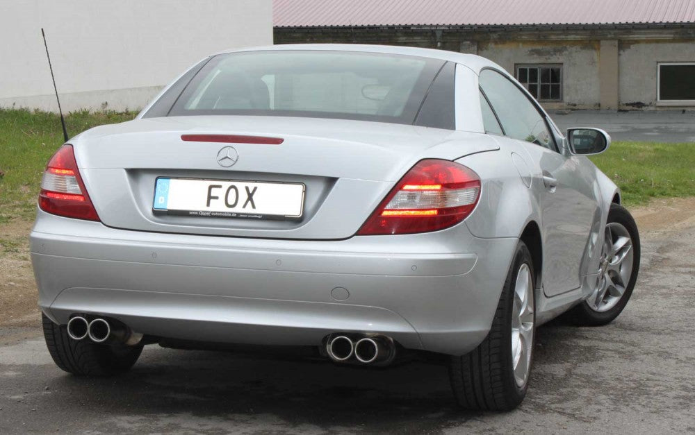 Mercedes SLK Typ 171 - 4/6 Zylinder Endschalldämpfer rechts/links - 2x90 Typ 13 rechts/links