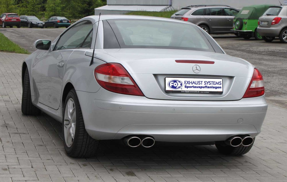 Mercedes SLK Typ 171 - 4/6 Zylinder Endschalldämpfer rechts/links - 2x115x85 Typ 32 rechts/links