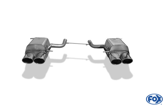 Mercedes SLK Typ 171 - 4/6 Zylinder Endschalldämpfer rechts/links - 2x115x85 Typ 32 rechts/links