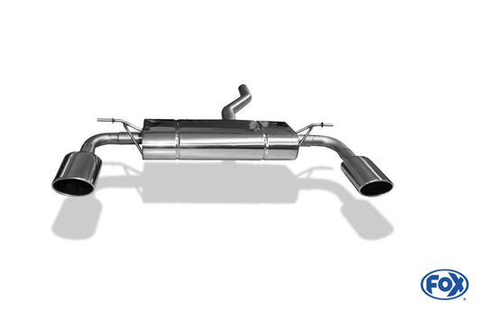 Mercedes B-Klasse - 246 Endschalldämpfer quer Ausgang rechts/links - 140x90 Typ 32 rechts/links