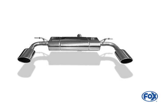 Mercedes B-Klasse - 246 - 4-matic Endschalldämpfer quer Ausgang rechts/links - 140x90 Typ 32 rechts/links