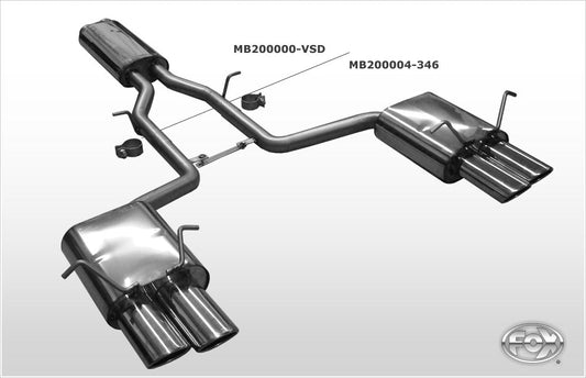 Mercedes GLK X204 Vorschalldämpfer