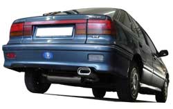 Mitsubishi Lancer IV Stufenheck Endschalldämpfer - 160x80 Typ 53
