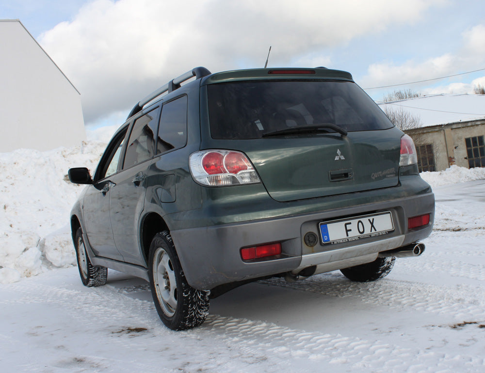 Mitsubishi Outlander 4WD Endschalldämpfer - 115x85 Typ 33