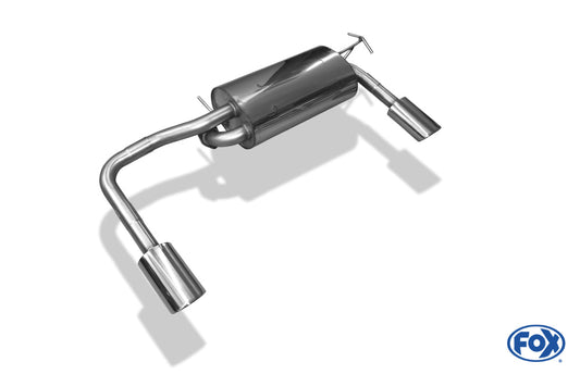 Mitsubishi Outlander 4WD Endschalldämpfer Ausgang rechts/links - 115x85 Typ 33 rechts/links