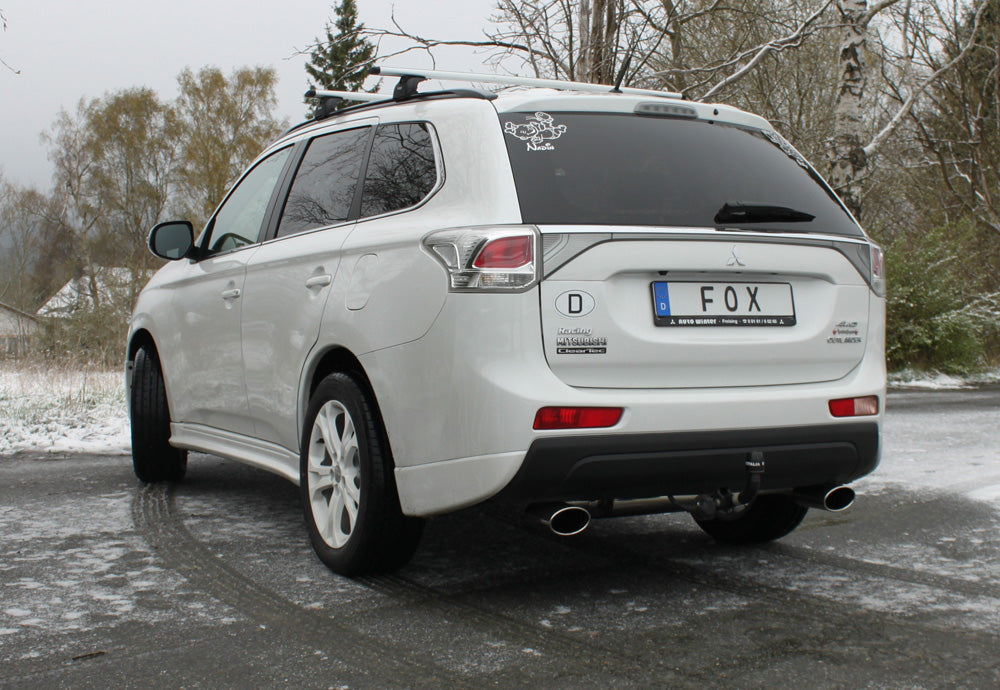 Mitsubishi Outlander III 4WD - GG/GF Endschalldämpfer quer Ausgang rechts/links - 140x90 Typ 32 rechts/links