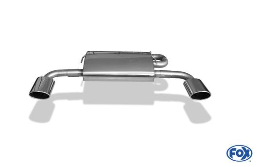 Mitsubishi Outlander III 4WD - GG/GF Endschalldämpfer quer Ausgang rechts/links - 140x90 Typ 32 rechts/links