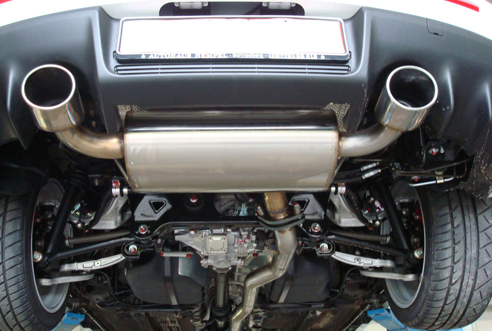 Mitsubishi Lancer Evolution X Endschalldämpfer quer Ausgang rechts/links - 1x129x106 Typ 32 rechts/links