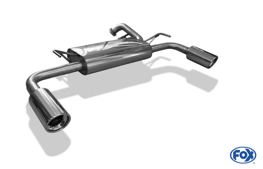 Mitsubishi Lancer CYO Stufenheck/ Sportback Diesel Endschalldämpfer quer Ausgang rechts/links - 1x100 Typ 17 rechts/links