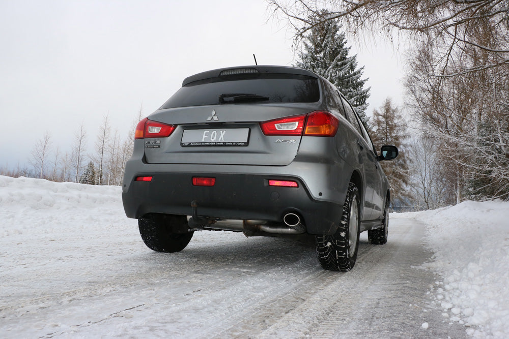 Mitsubishi ASX Frontantrieb - Typ GAO Endschalldämpfer Ausgang rechts - 129x106 Typ 44